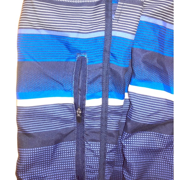 Ocean Pacific 2XL Men’s Swim Shorts Dark Navy/Bright Blue Velcro Drawstring - Picture 6 of 15